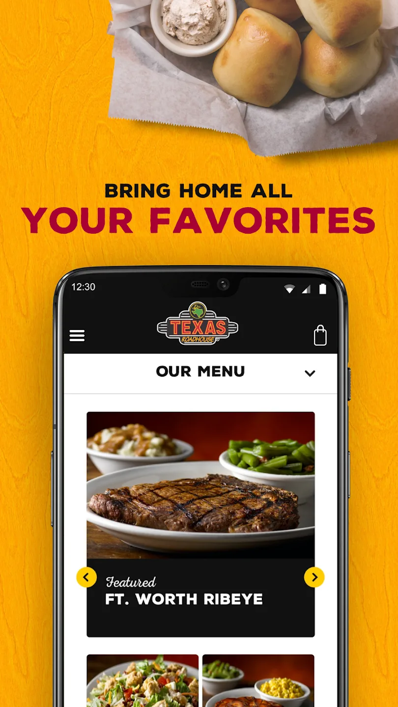 Texas Roadhouse app screenshot