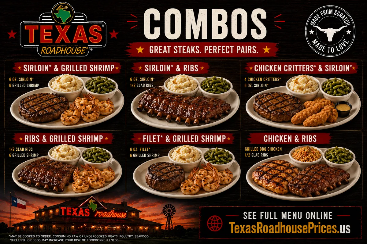 Texas Roadhouse Texas Size Combos