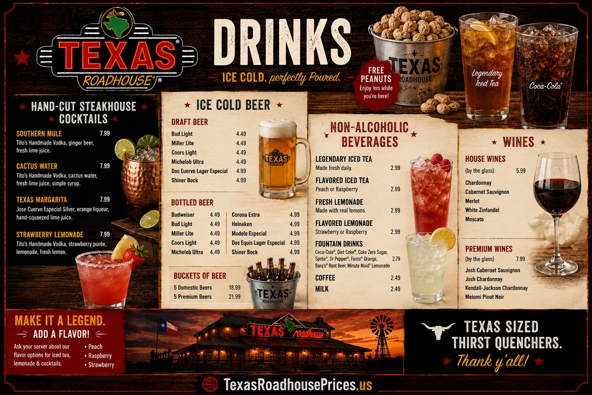 Texas Roadhouse Beverages