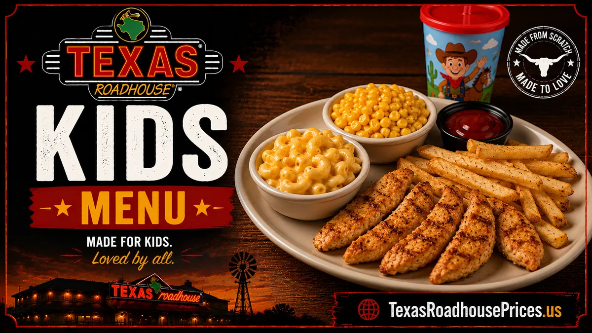 Texas Roadhouse Kids & Ranger Meals