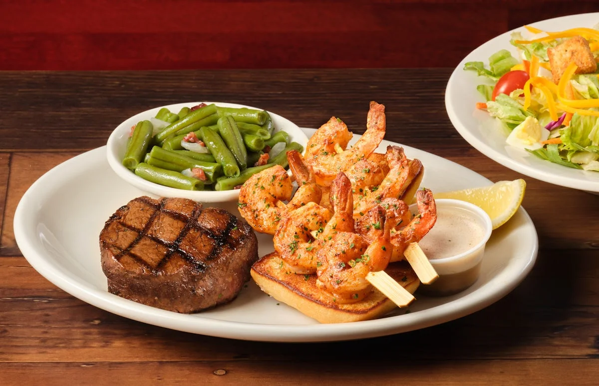 Filet 6oz & Grilled Shrimp