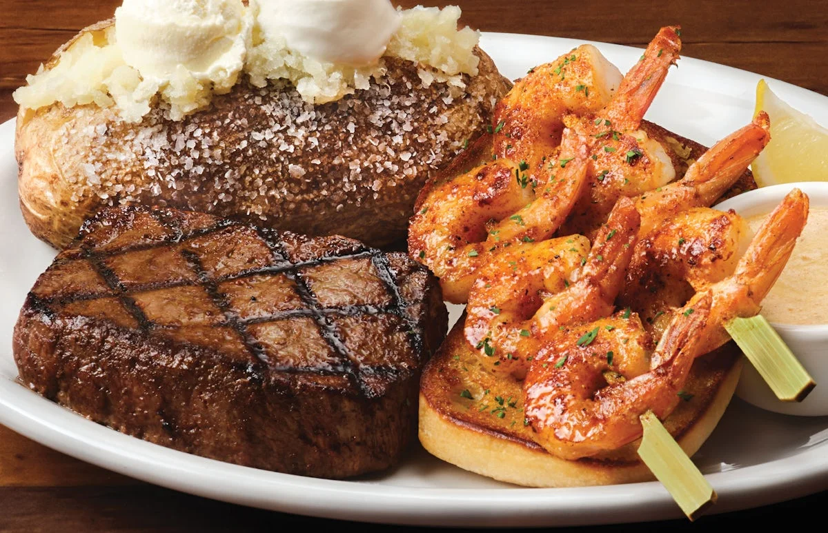 Sirloin & Grilled Shrimp